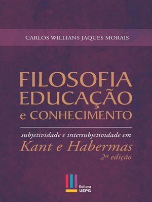 cover image of Filosofia, educação e conhecimento